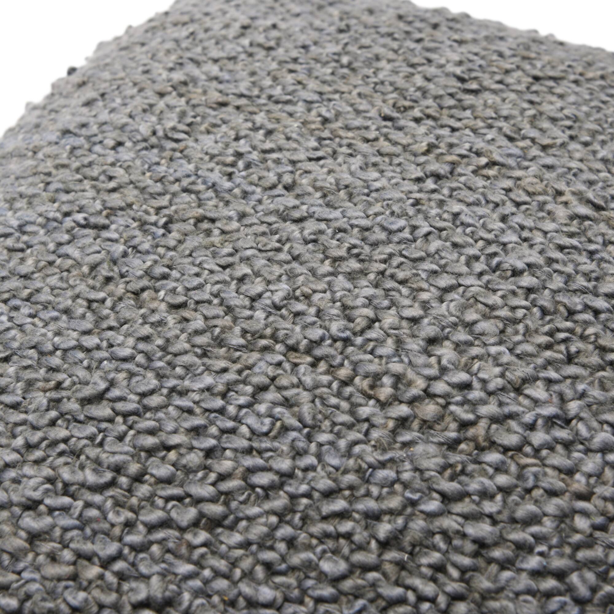 Hello Honey® Gray Square Boucle Cotton Pillow Cover